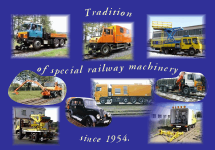 Tradition of special railway machinery since 1954.